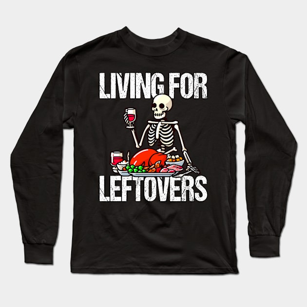 Thanksgiving Dinner Long Sleeve T-Shirt by Outrageous Flavors